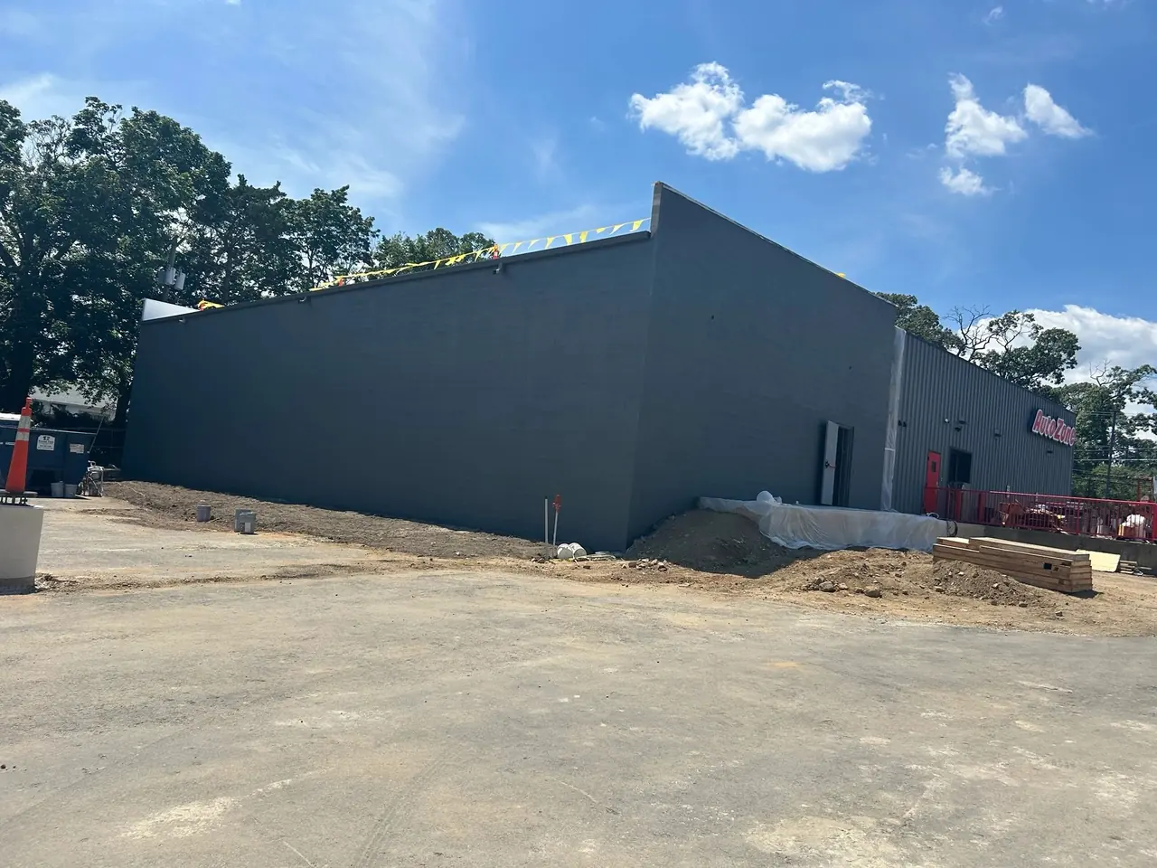 Large commercial building exterior